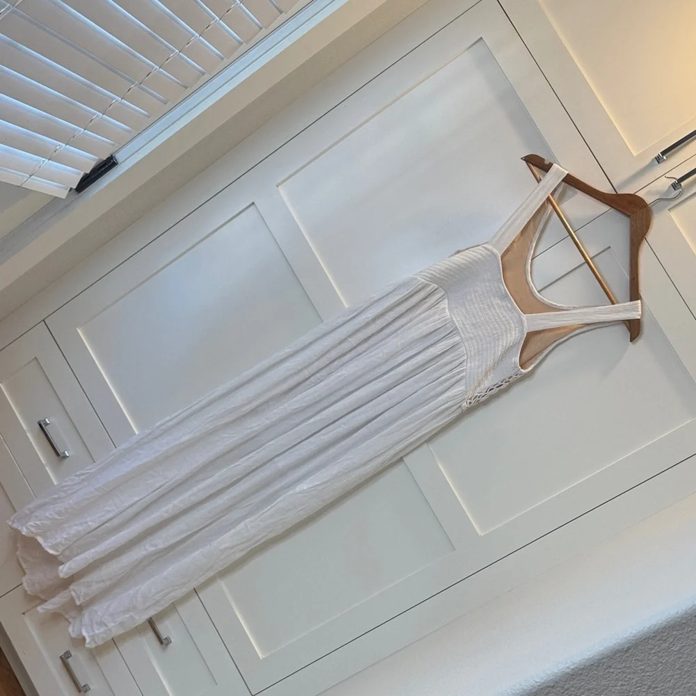 bishop + young White Crochet Maxi Dress - Picture 10 of 13
